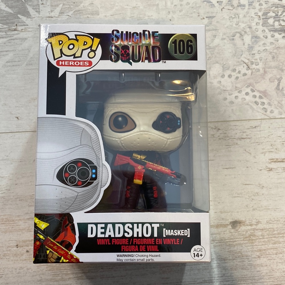 Funko Pop Deadshot Masked #106 Suicide Squad Figure